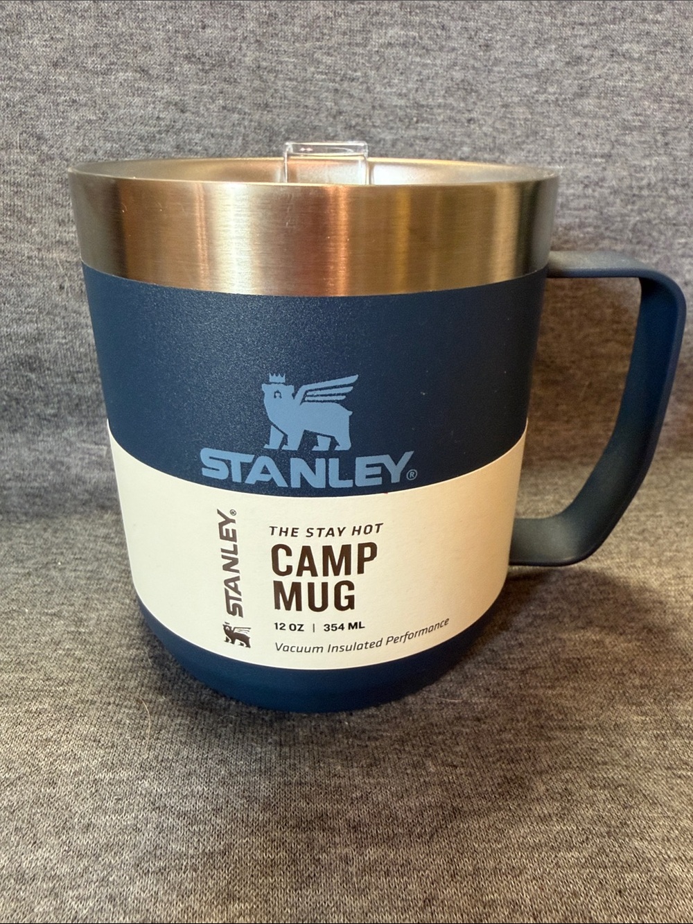 NWT Stanley Navy Classic Stainless Steel Camp Mug 12oz